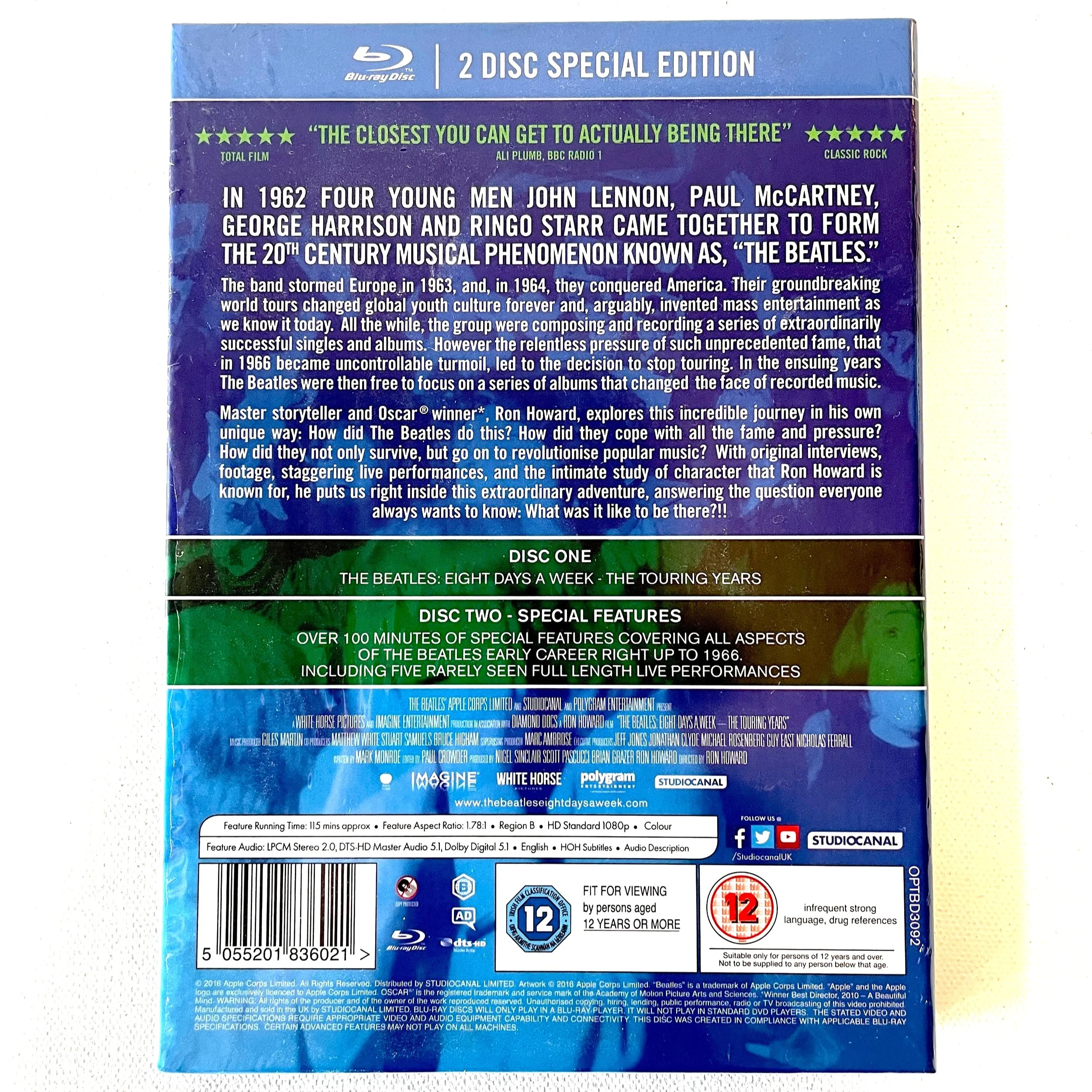 THE BEATLES ~ Eight Days A Week [The Touring Years] (2 Disc